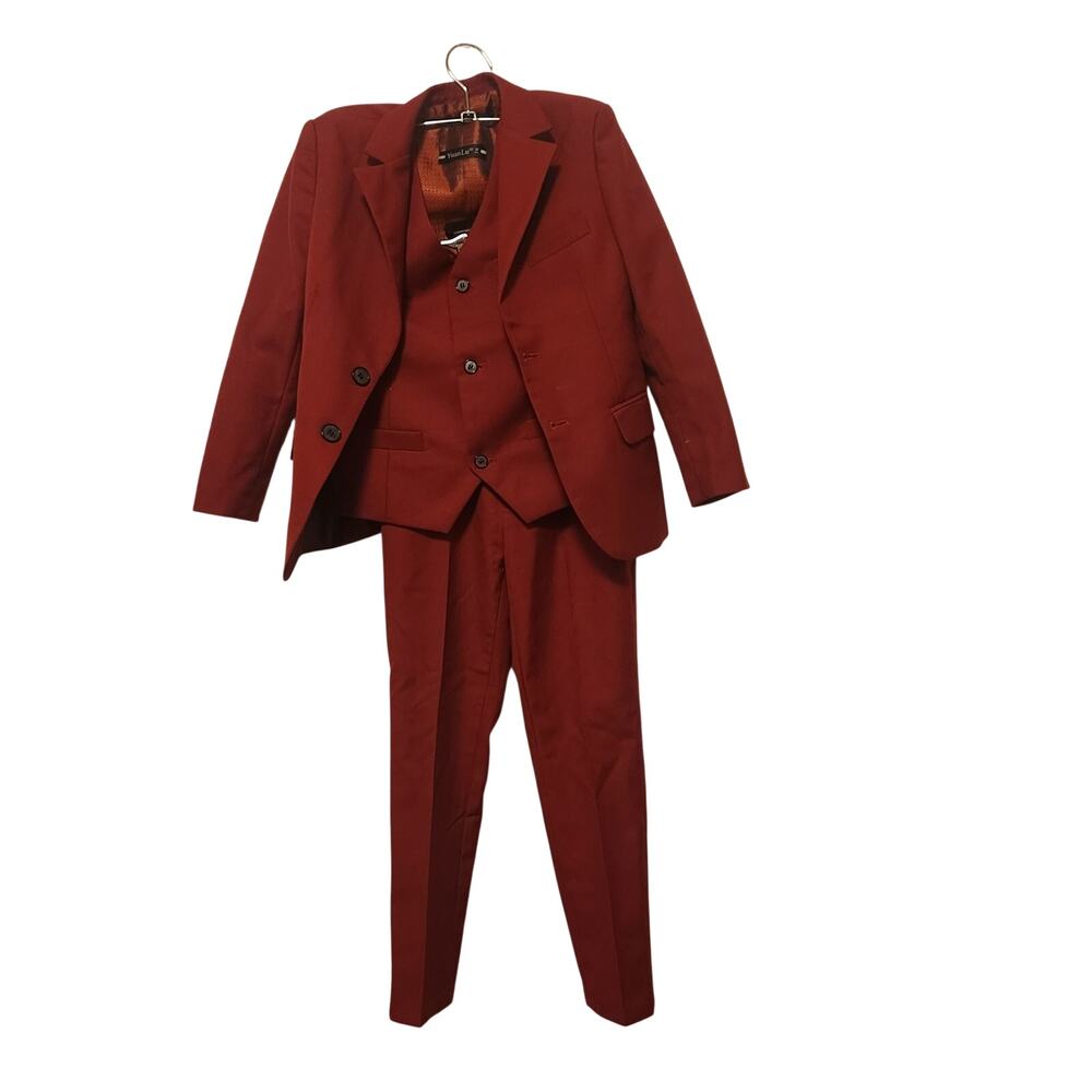Yuan Lu Slim Fit 3 piece Boys Suit Size 7